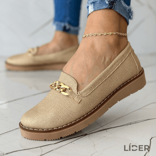 Mocasin Ortopédico Casual Cadena